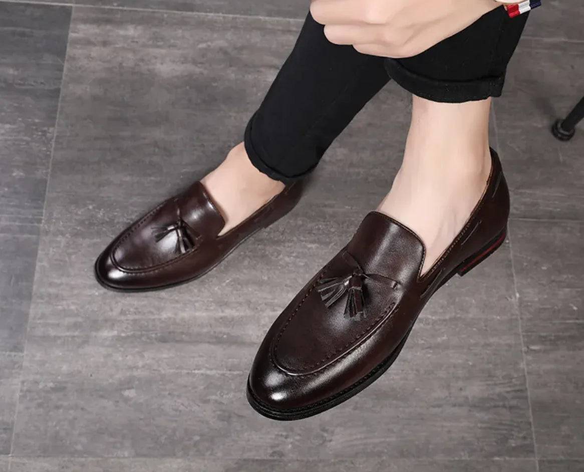 Men's Casual Breathable Leather Loafers