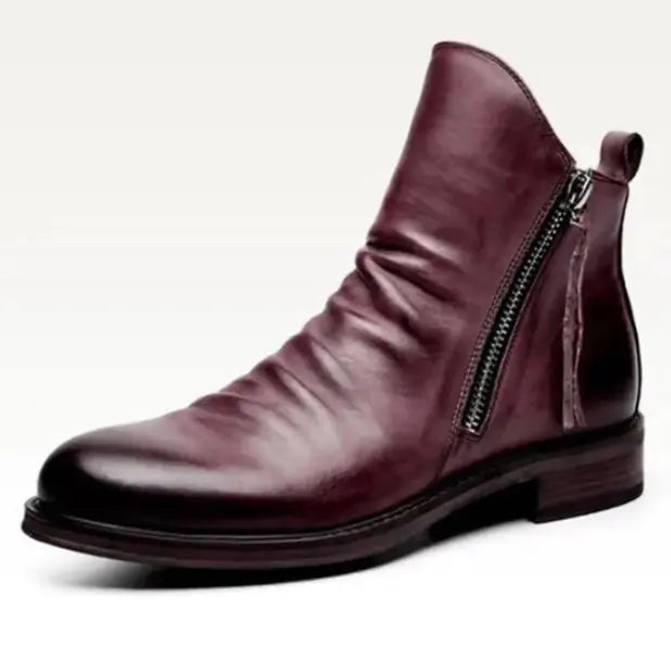 Men's Zipper Boots