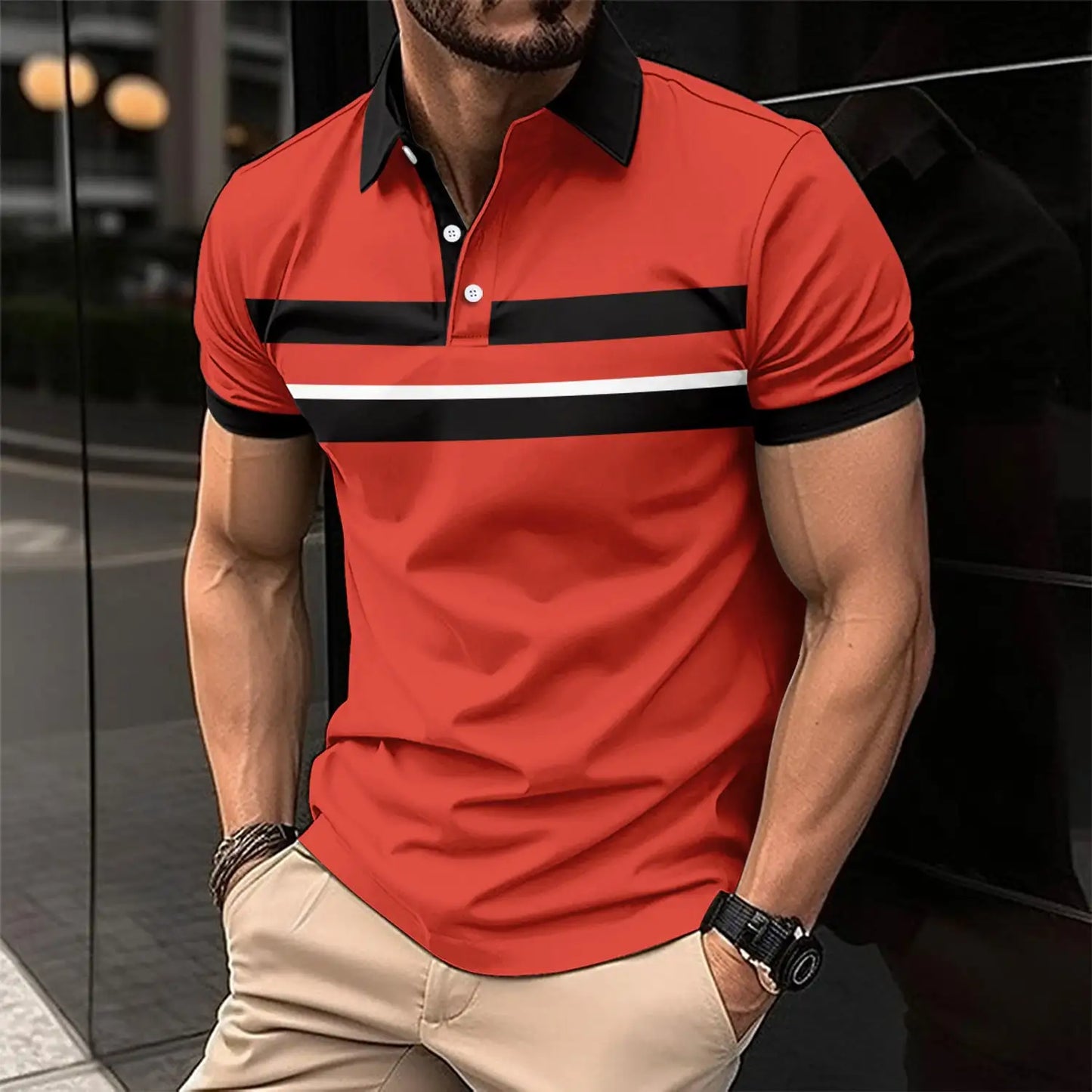 Men's Casual Collar Polo