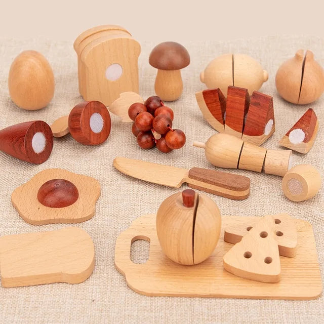 Log Wooden Kitchen Toy