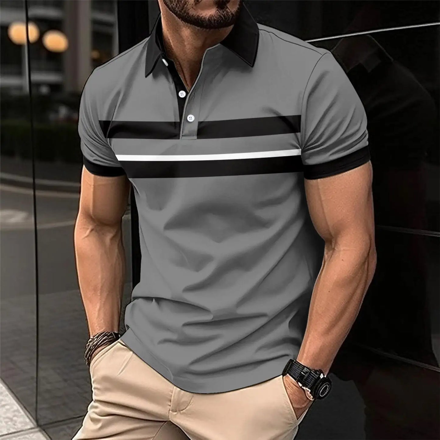 Men's Casual Collar Polo